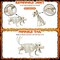 2 Pack Halloween Skeleton Decorations - 16" and 36" Poseable Skeletons with Full Body Movable Joints, Indoor and Outdoor Spooky Décor for Halloween Parties, Haunted Houses, and Yard Decorations